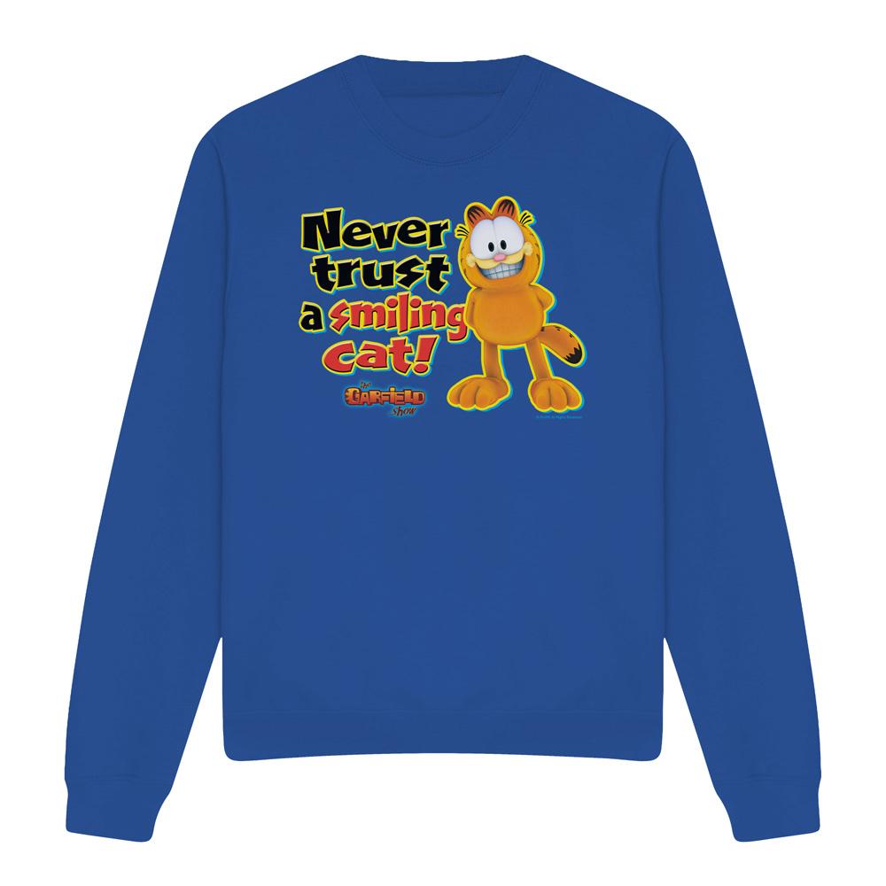 Garfield Unisex Adult Smiling Sweatshirt
