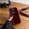 Simple Wine Red Bow Pattern Phone Case for Xiaomi Redmi Note 14 13 12 11 Pro Plus 4G 5G 12S 11S 10S 10 9 9S 14C 13C Cover