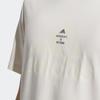 Adidas Tech Logo Print Casual Sports Short Sleeve T-shirt Men Tops Pink White IA8094