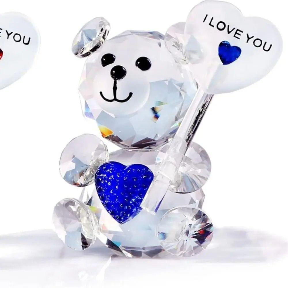 Creative Little Bear Statue I Love You Sign Heart-shaped Bear  Guests Bridesmaid Gift