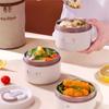 Stackable Food Container Double Layer Soup Bowl Portable Thermal Lunch Box  Office Worker
