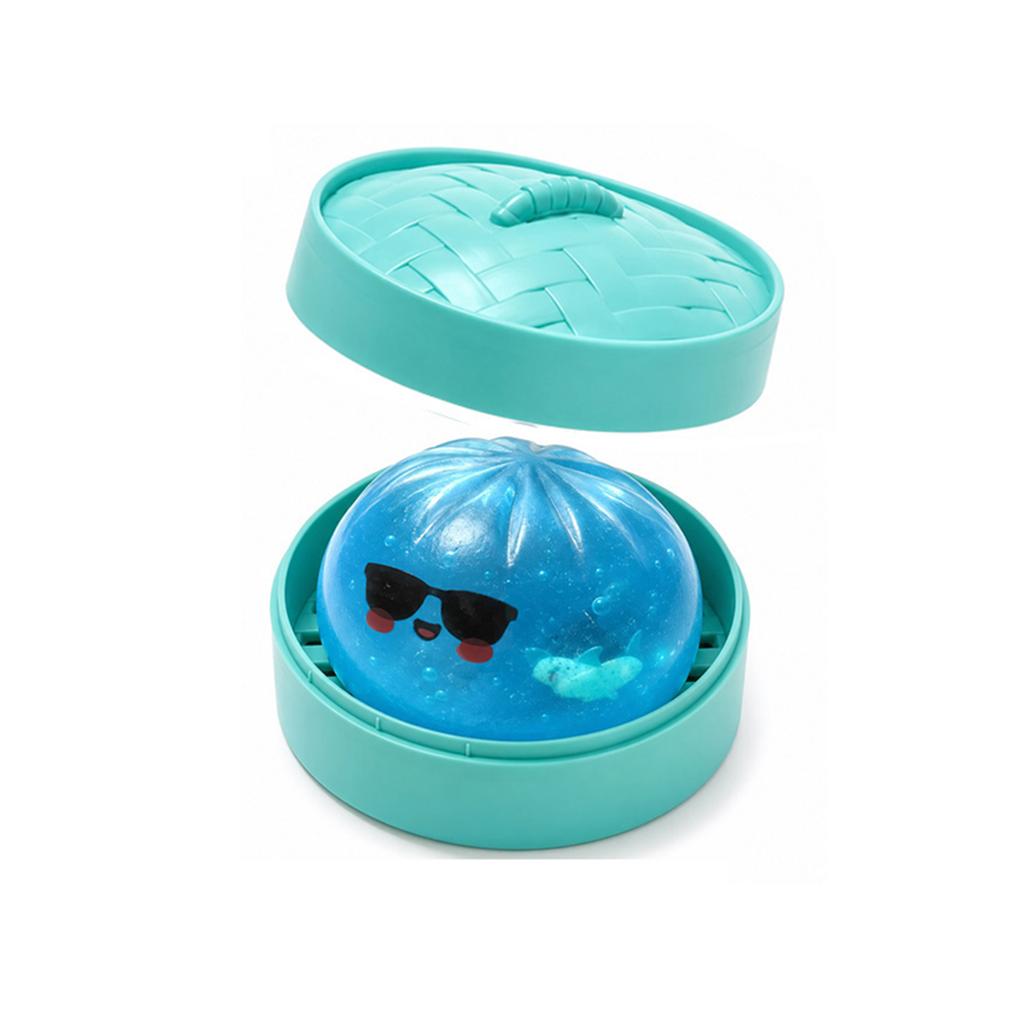 Dumpling Stress Toy Assorted Design Random Style Soft Sensory Item for Desk and Home Use