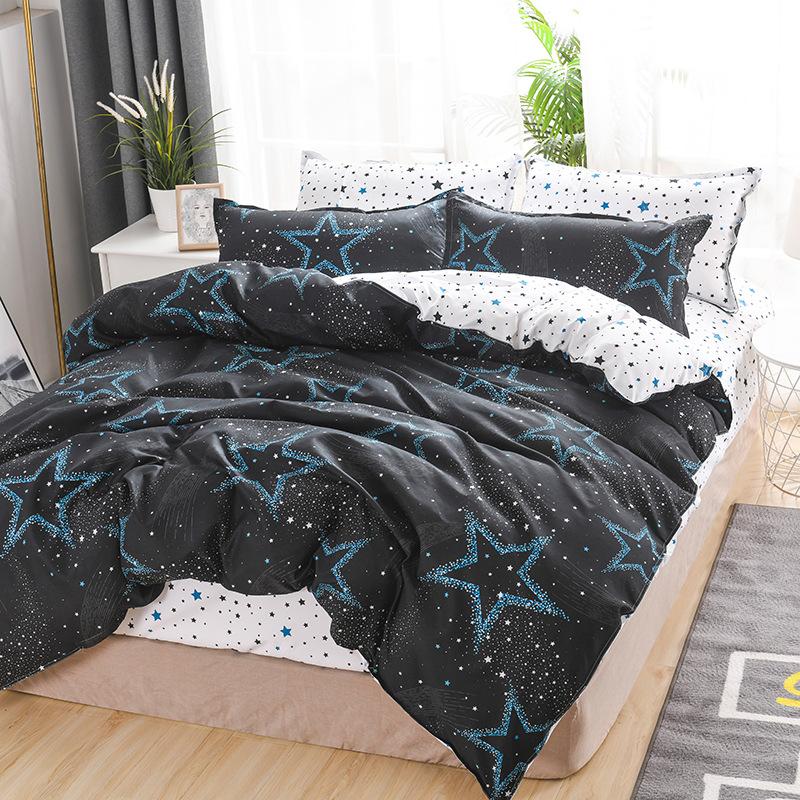Home Textile Grinding Four-piece Set, Bed Sheet Quilt Cover, Single Dormitory Bedding Three-piece Set