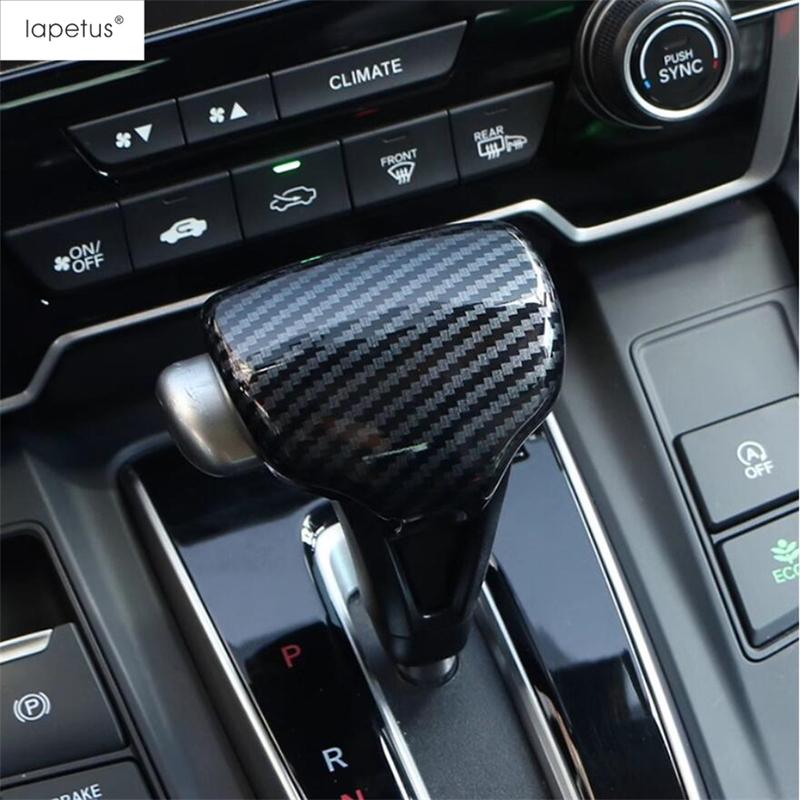 Car Gear Shift Knob Handle Protection Decoration Cover Trim For Honda CR-V CRV 2017 -  ABS Carbon Fiber Interior Accessories
