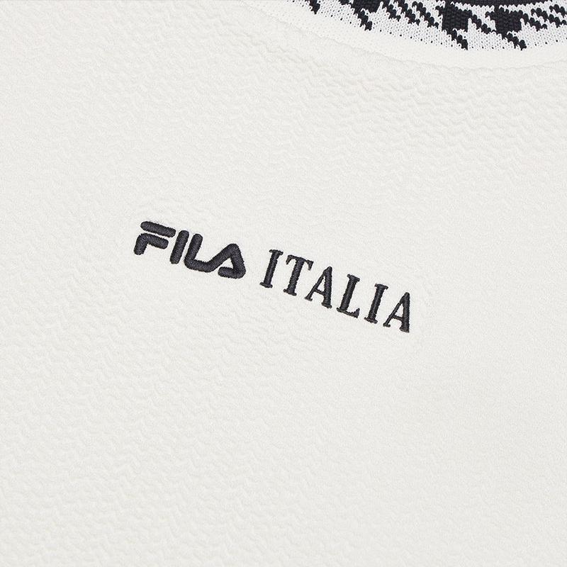 Fila Casual Fashion Long Sleeve Versatile T-Shirt Women Tops White F11W514203FWT