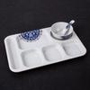 Chinese Style Melamine Divided Dinner Plate Set