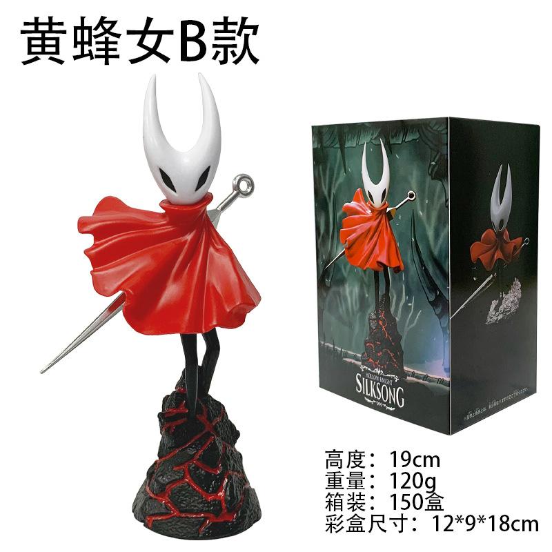 Battle Edition Hollow Knight Whole Set Series Figure Pale Bumblebee Female Little Knight Quirrell Game Peripheral Model Ornament