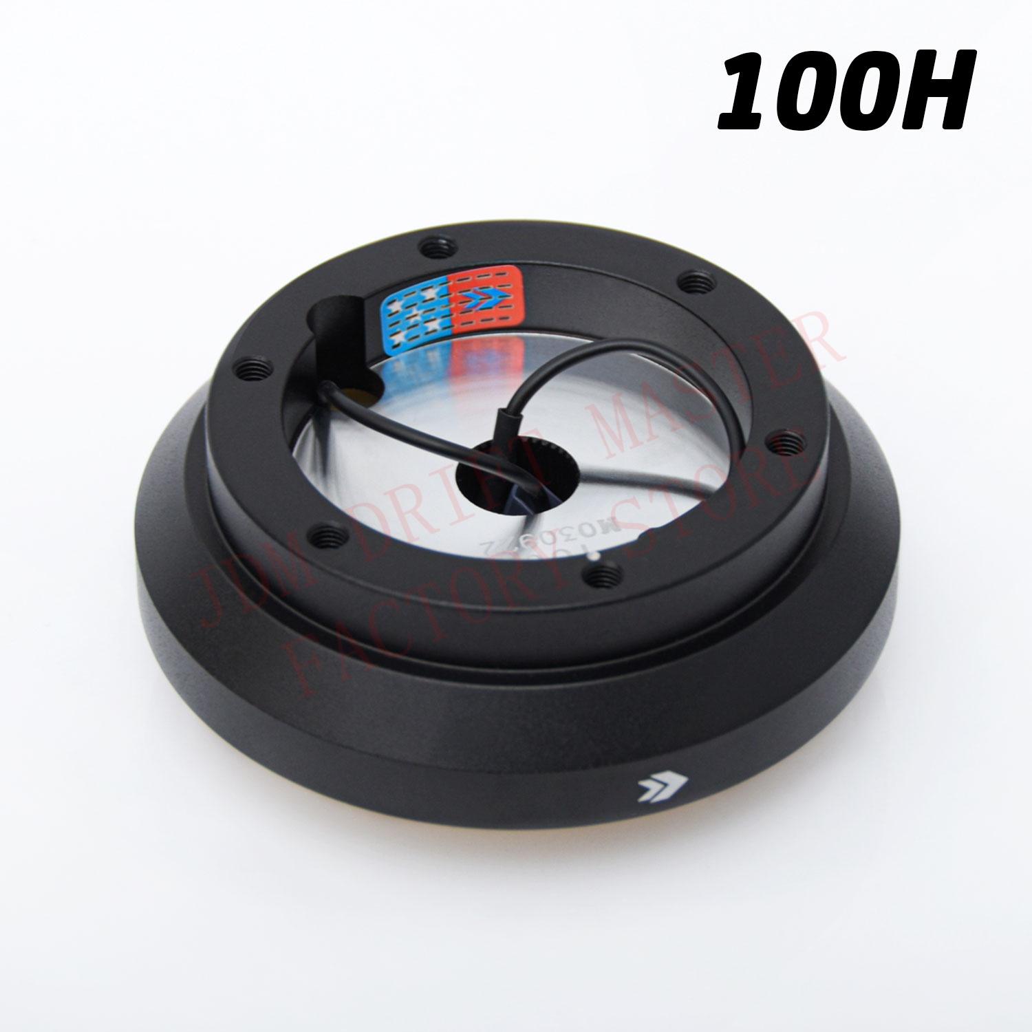 Aluminum Steering Wheel Short Hub Adapter Boss Kit 100H For Eclipse Subaru Impreza WRX For Mitsubishi Eclipse чёрный