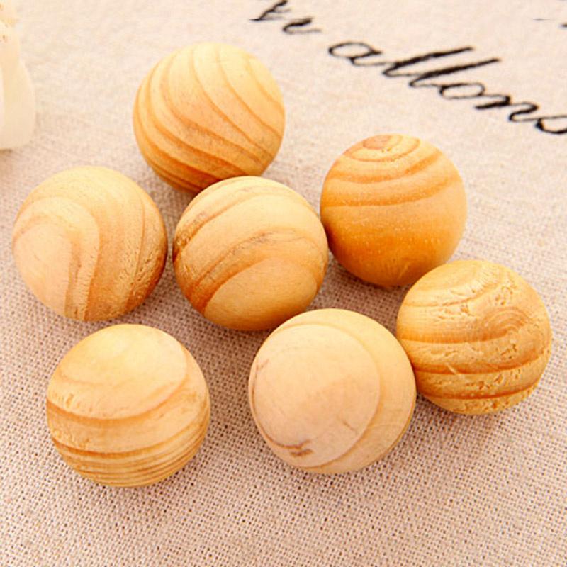 Buy 5pcs/bag Wardrobe Pest Control Wooden Mothballs Moth repellent