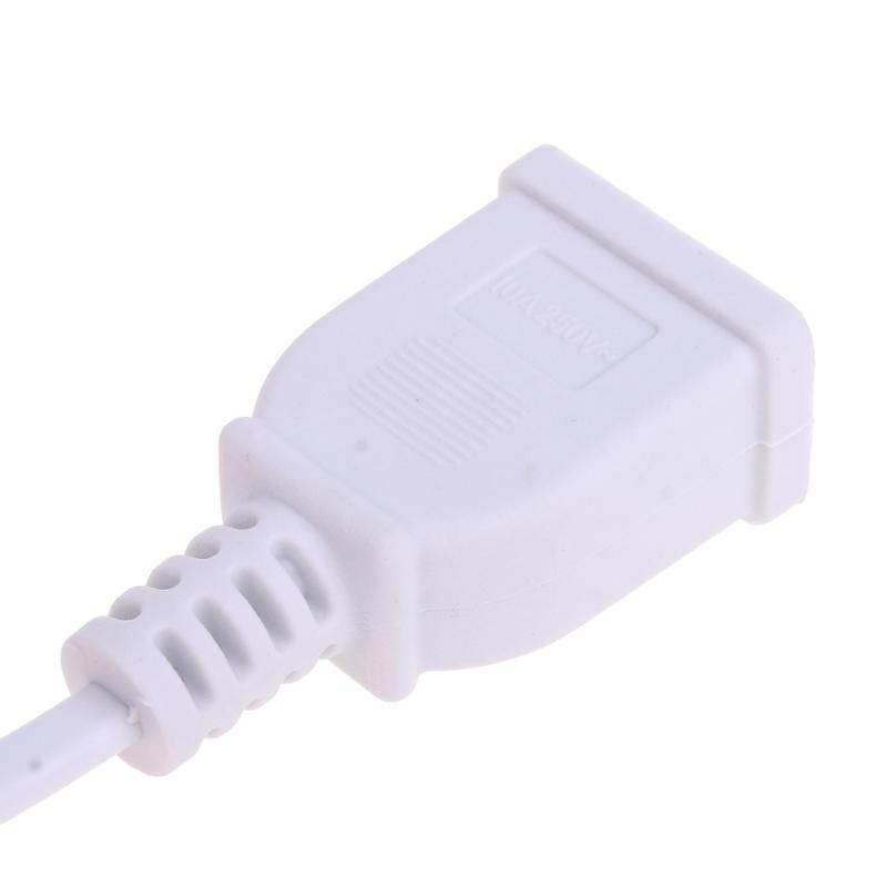 3Meter Power Extension Cord with Switches Universal Power Cable with Switches Supports 750W for Fans Lamps Chargers & Speakers