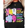 European Size Women's Inspirational T-Shirt Positive Affirmations Slogan Soft Breathable Round Neck Casual Tee