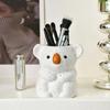 Multi-function Koala Storage Box Plastic Makeup Brush Cylinder Koala Pen Holder  Stationery