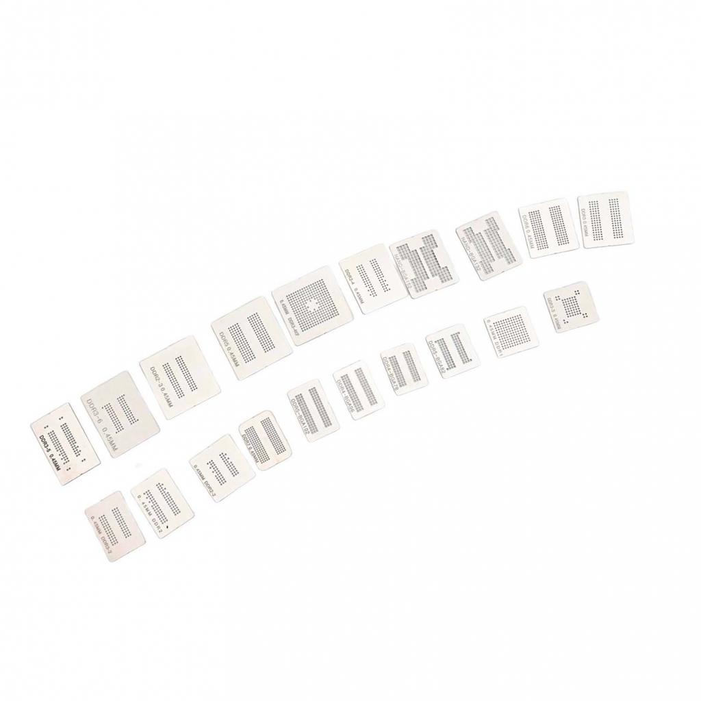 Robust Stencil Set for BGA Reballing with Holder Station for User Convenience