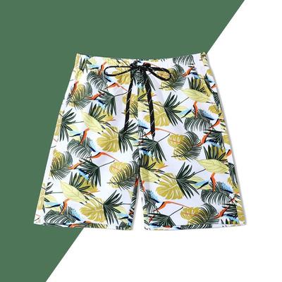 Men's Quick-Dry Loose Beach Swim Trunks, Plus Size, Five-Point Length, Perfect for Seaside Vacations and Hot Springs