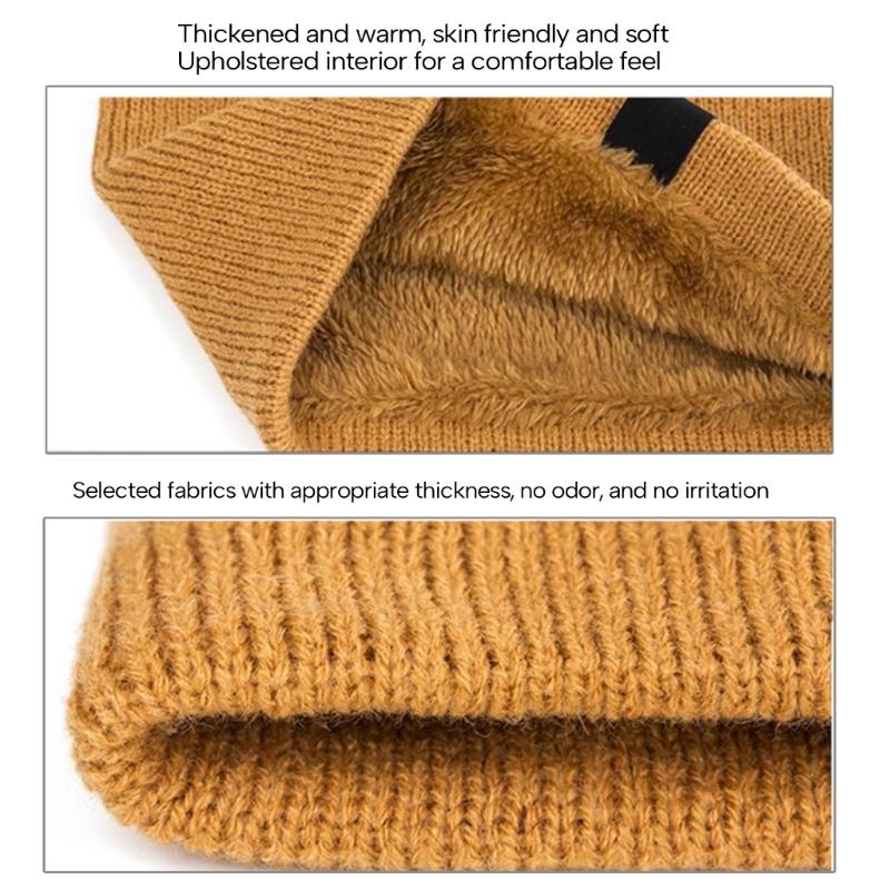 Soft Knitted Neck Warmer Winter Skating Running Warm Scarves Neck Gaiter Face Cover Thick Windproof Scarves Durable