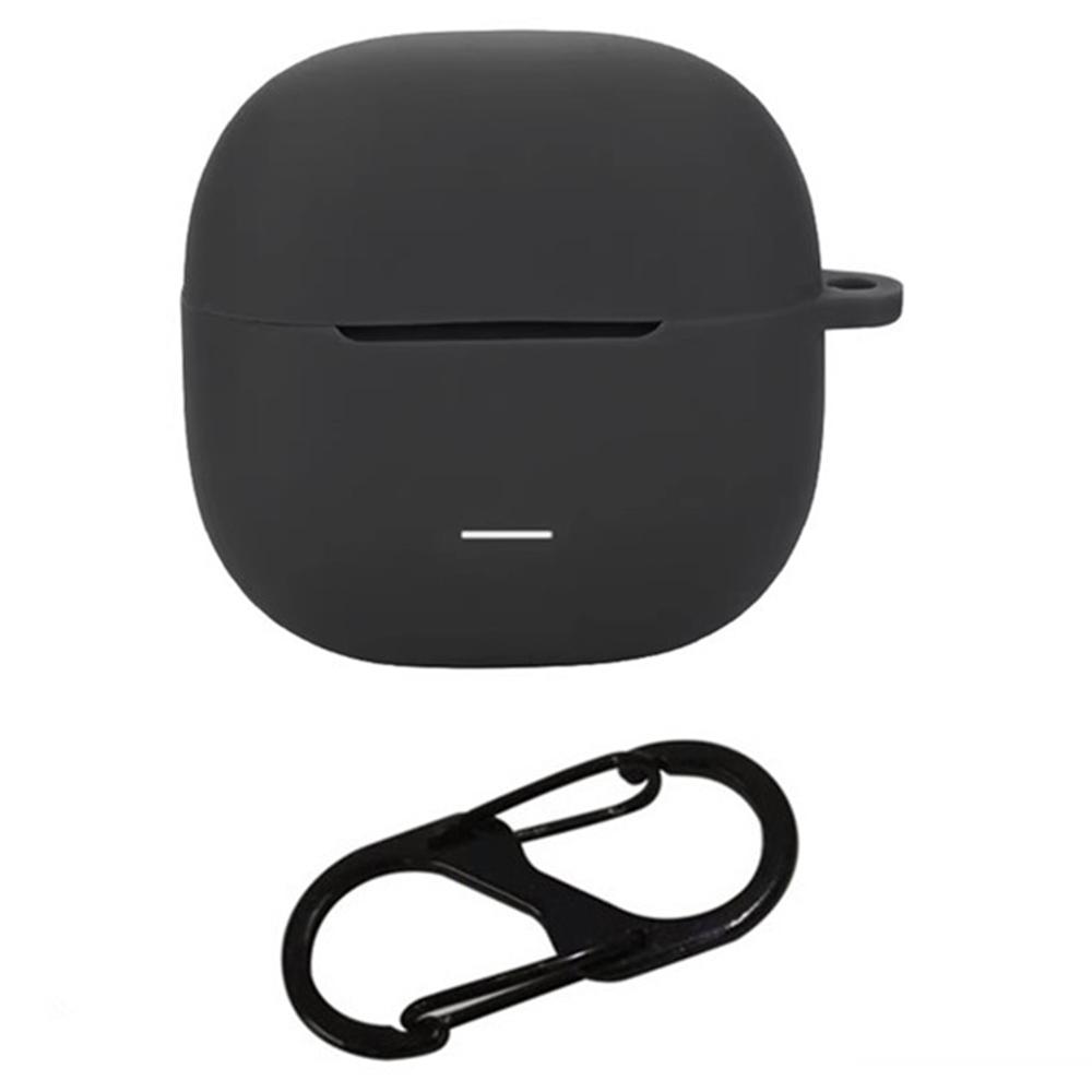 

Силиконовый чехол для Xiaomi Redmi Buds 5C с защитной пряжкой от потери, защитная крышка для Bluetooth-совместимых наушников Black