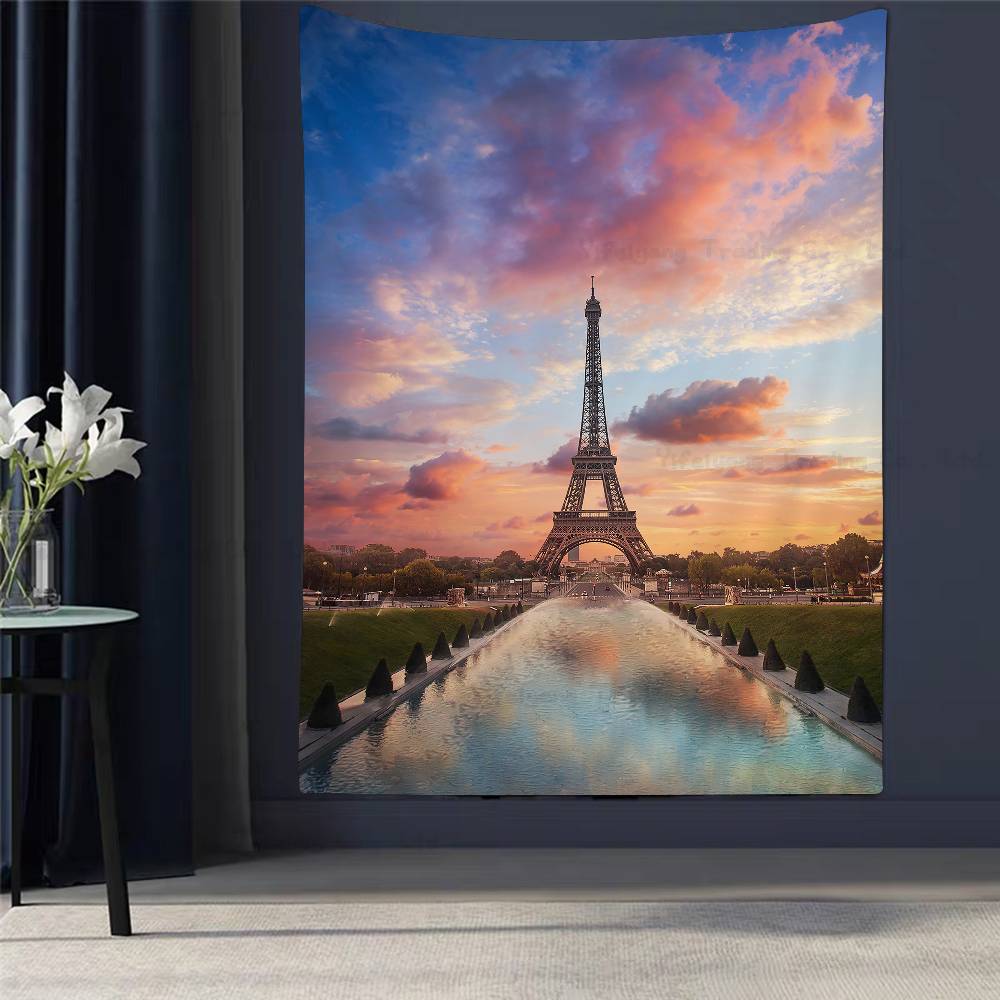 Eiffel Tower Hanging Bohemian Tapestry Cheap Hippie Wall Hanging Bohemian Wall Tapestries Mandala Wall Hanging Home Decor