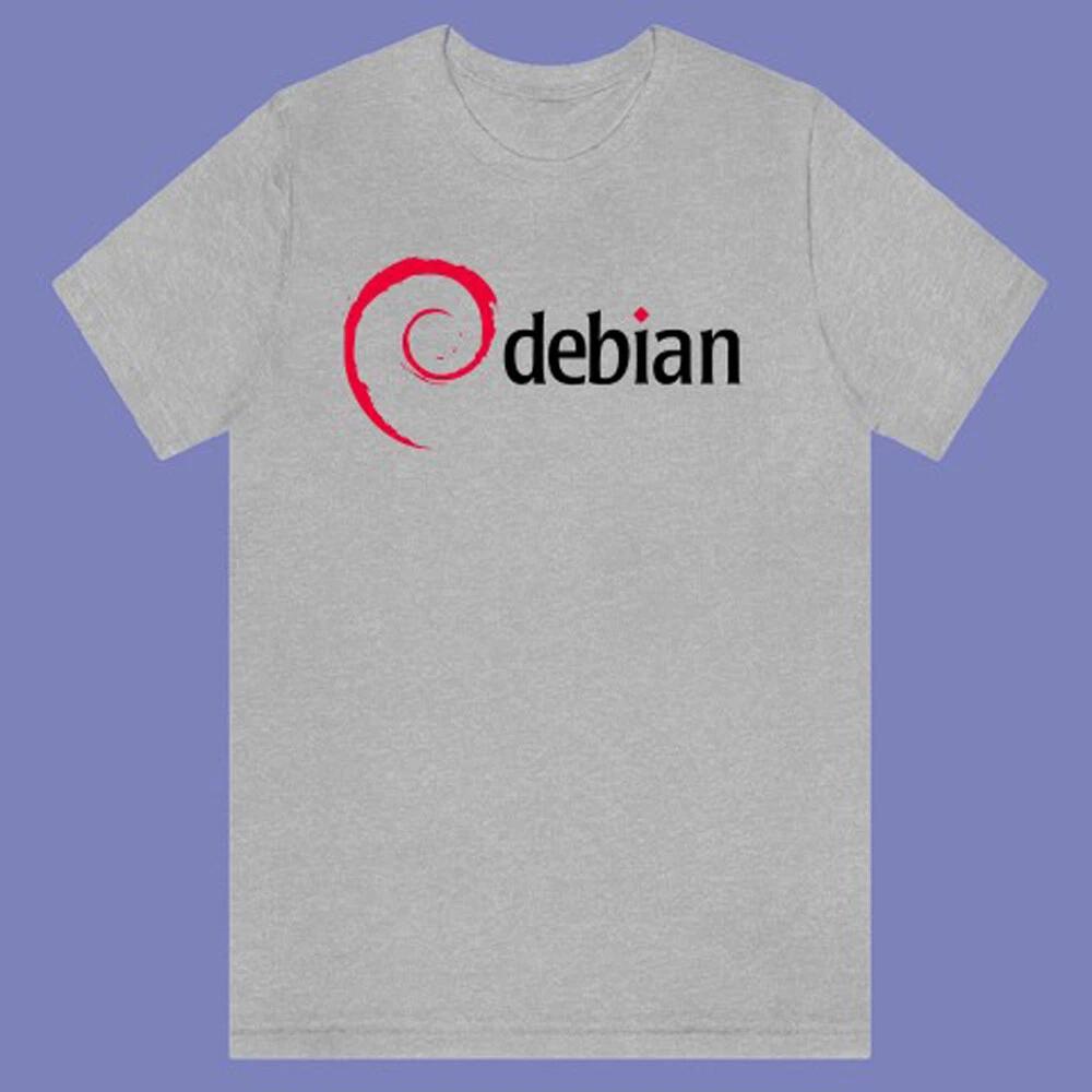 Linux Debian Men s Grey Size S-3XL M