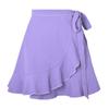 Woman Skirts Harajuku Pure Color with Zipper Skirts Bubble Cloth Falbala Skirts Womens