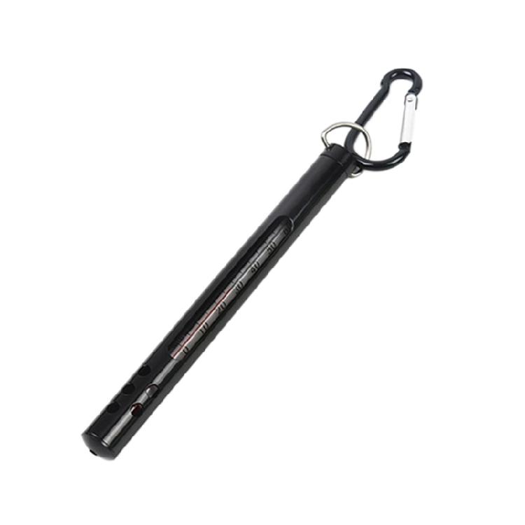 

Термометр для води металевий для риболовлі на спінінг на відкритому повітрі, Вимірювання температури води в потоці чорний