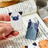 4pcs/set Cartoon Dog Cat Creative Stationery Gift Student Reward Back To Cute Animal Magnetic Bookmarks - School Present