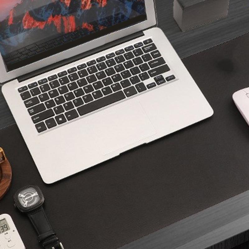 Oversized Leather Like Desk Mats With 15W Charging Station Builts In For Seamless Computer Accessory Integration