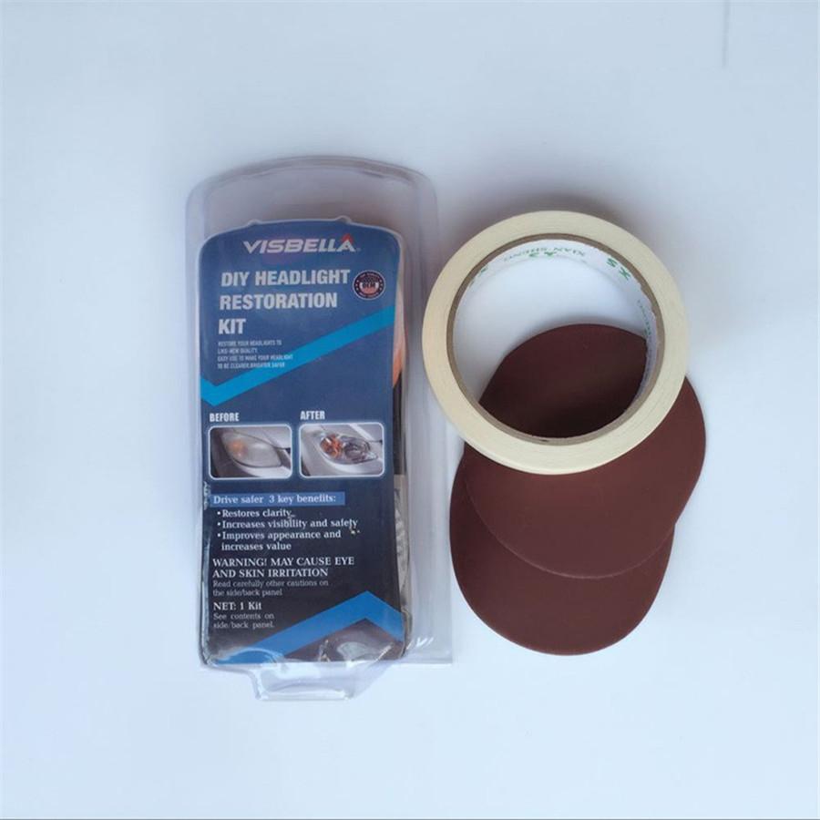 Headlight Lens Restoration Repair System Headlamp Renewer Removes Yellow Stain