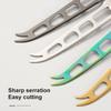 Stainless Steel Butter Knife with Hole Multifunctional Cheese Dessert Jam Knife Cutlery Tool Kitchen Toast Bread Knife
