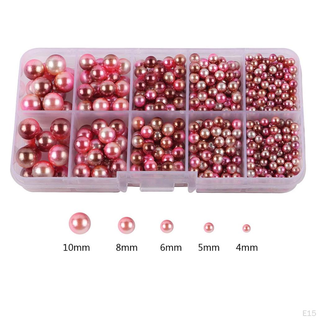 , Loose Beads Home Decor DIY Supplies No Hole Undrilled for Bead Setting Machine Crafts