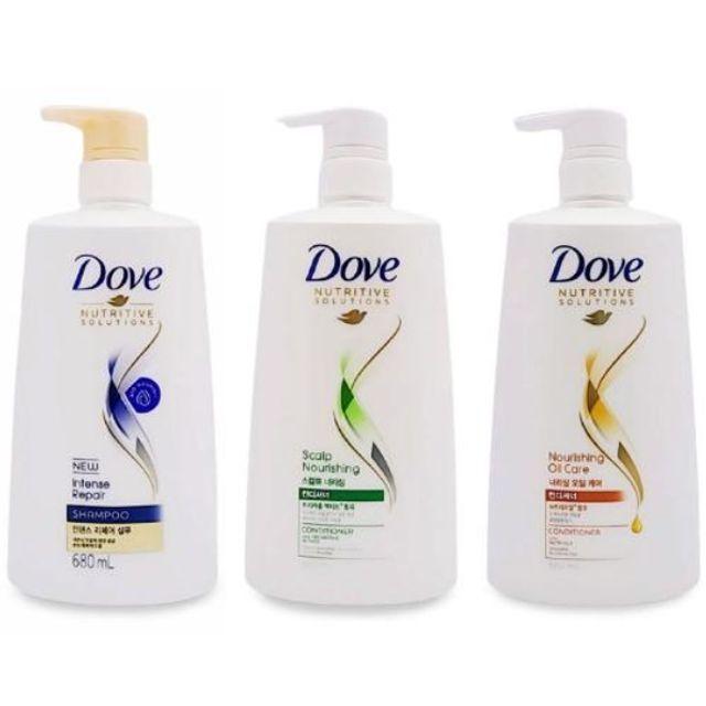 DOVE SLDTNGJO Damaged Hair Root Nourishing Repair Shampoo Conditioner Intense Repair Conditioner