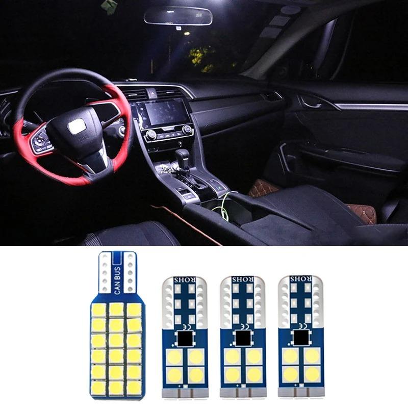 

Для Honda Civic 10 2014 2015 2016 2017 2018 2019 FA FD 4 шт. 12 В Комплект светодиодных ламп для автомобиля Внутренние лампы для чтения Подсветка багажника Аксессуары белый