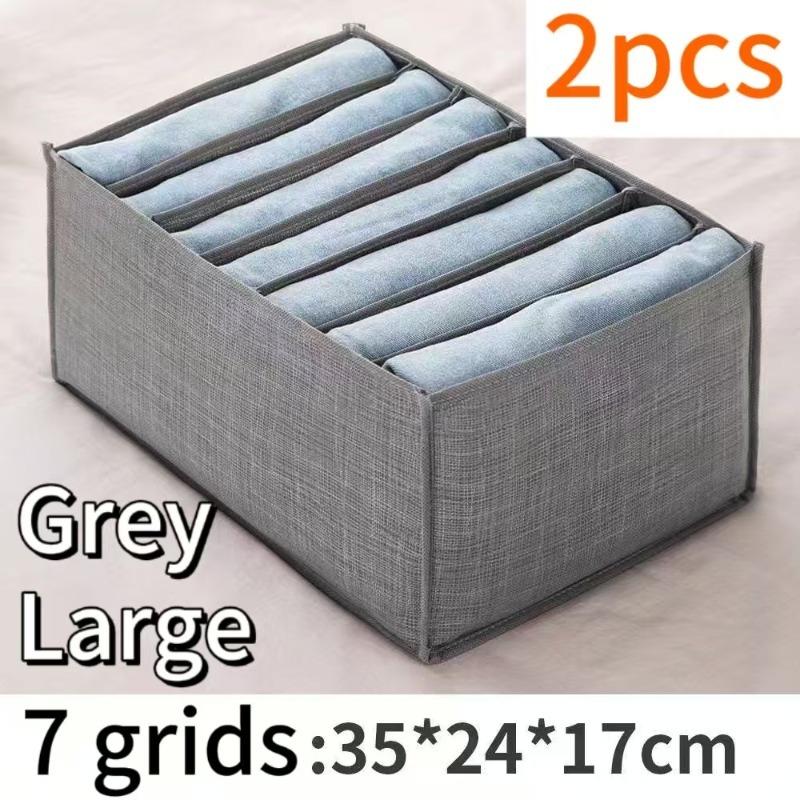 Pants Jeans Storage Box Drawers Organizer for Underwear Bra Socks Wardrobe Clothes Organizer Cabinet T-Shirt Organizers Storage