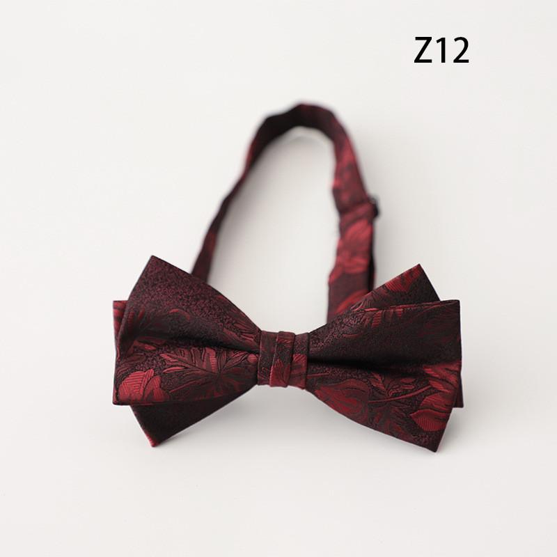 Klasyczny poliestrowy krawat w kwiaty dla mężczyzn, w formalnym stylu, na wesela