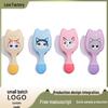 Portable Cat Ear Fluffy Airbag Massage Comb with Cute Logo
