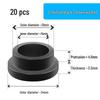 1-Inch Silicone Rubber Sealing Ring Gasket for Shower Hose and Water Pipe Washer