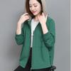 Spring Autumn Loose Jacket Women Casual Pocket Long Sleeved Windbreaker Woman Zipper Up Hooded Coats Ladies
