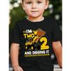 European Sizes Summer Fashion Boys' Short-Sleeve T-Shirt  Excavator Cartoon Print Casual Top