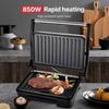850W Double Side Heating Breakfast Machine Multifunction Steak Machine Portable Panini Grill Press Sandwich Maker