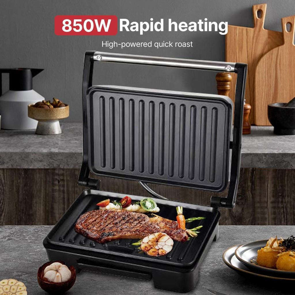 850W Double Side Heating Breakfast Machine Multifunction Steak Machine Portable Panini Grill Press Sandwich Maker