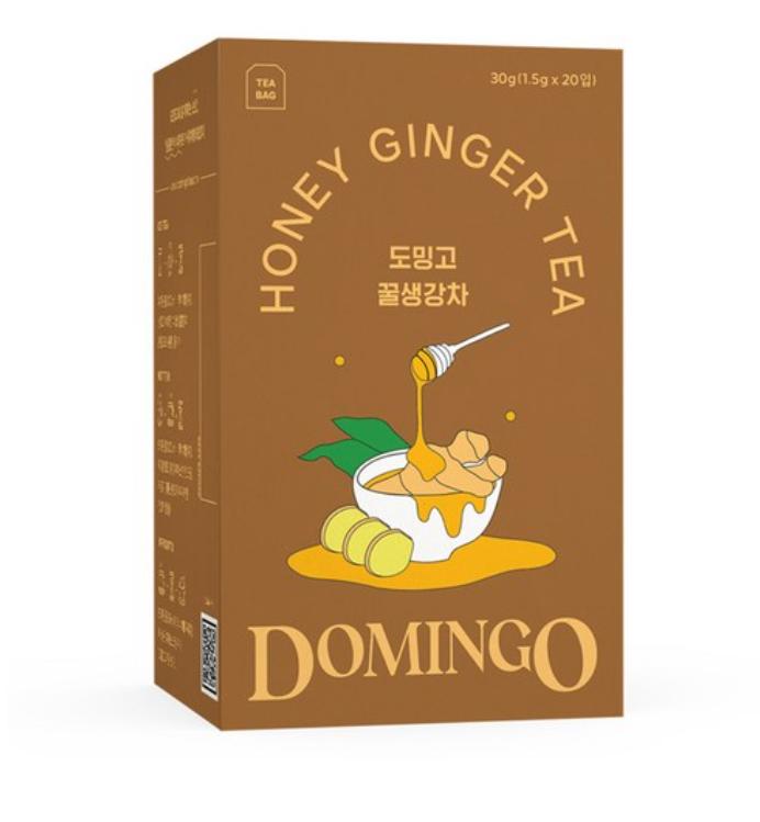 

Honey Ginger Tea Bags 20pcs 1 box