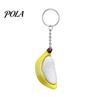 Keychain Pendant Pendant, Peeled Banana Stress Relief Toy with Thickened Stainless Durable Steel Ring, Portable for Keys Backpacks Schoolbags