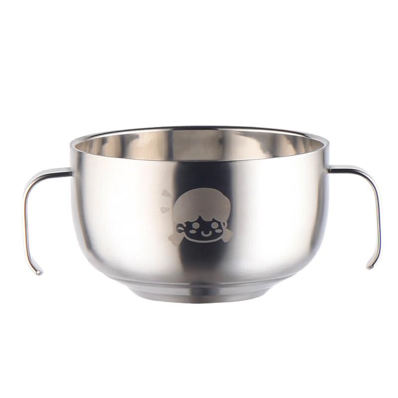 ZISIZ Thickened Cartoon Double-Layer Insulated Soup Bowl