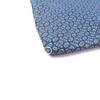 Excellent HERMES Tie Geometric All-over Wide Tie Blue Silk Mens 7695 OA Used