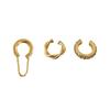 Retro Personalized Ear Clip Set No Piercing Light Luxury Minimalist Ear Bone Clips Personality 100% Match Women's Accessories