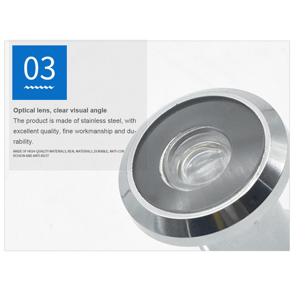 Door Eye Hole Anti-lost Safety Peephole Viewer Spare Parts Guard Maintenance Living Room Dormitory Hotel Apartment