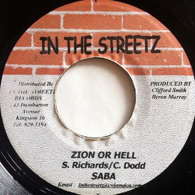 7-Zoll Schallplatte SÄBELZAHN / KERI - Zion Oder Hölle / Kannst Du Nicht Sagen KEINER Auf Den Straßen Jamaica Reggae, Ska & Dub Gebraucht