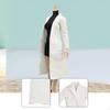 1/6 Long Coat Open Front Elegant Fashion Retro Casual Miniature Windproof Overcoat for 12 Inch