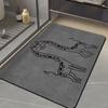 Cartoon Floor Mat Diatom Mud Bathroom Bathroom Water-absorbent Quick-drying Anti-slip Household Toilet Foot Mat Entry Door Mat