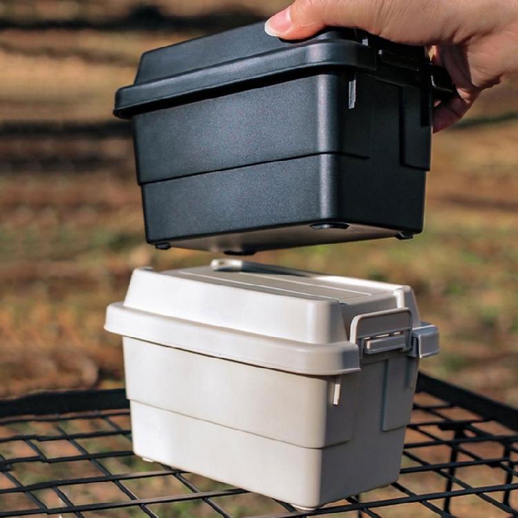 Outdoor Camping Mini Storage Box Nonslip Sundry Box Desktop Container Case