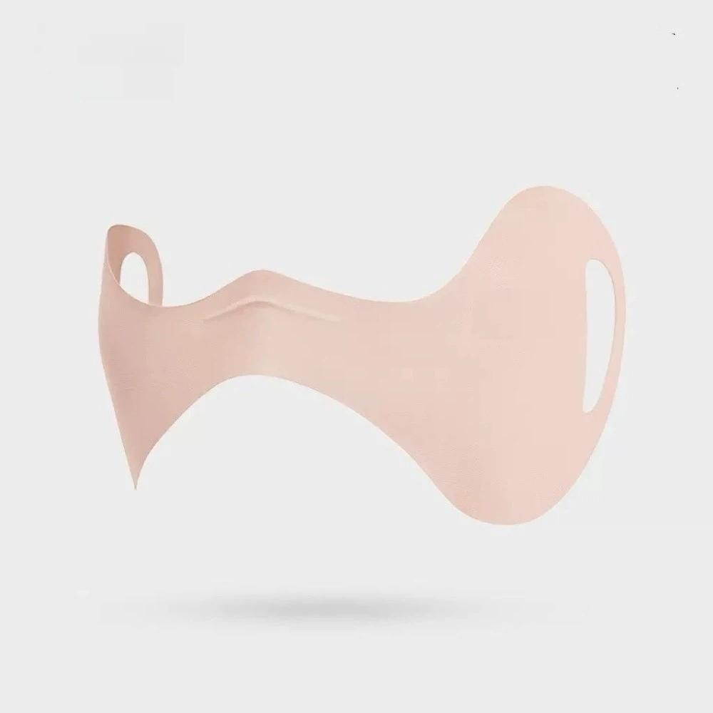 Elastic Golf Sunscreen Veil Solid Color Half Face Shield Cooling UV Protection Face Cover Cycling